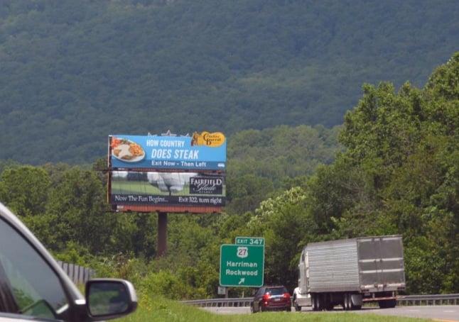 I-40 @ HARRIMAN EXIT 347 NS FE BTM Media