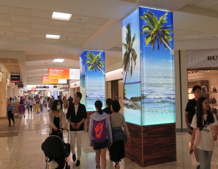 Lit Tension Fabric Display in Honolulu, HI