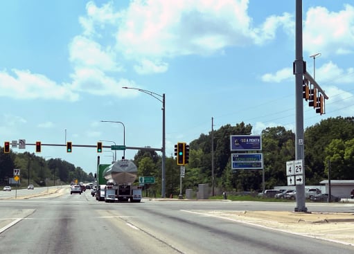 Veterans Pkwy 420 ft w/o J David Jones Pkwy N/S, E/F Media