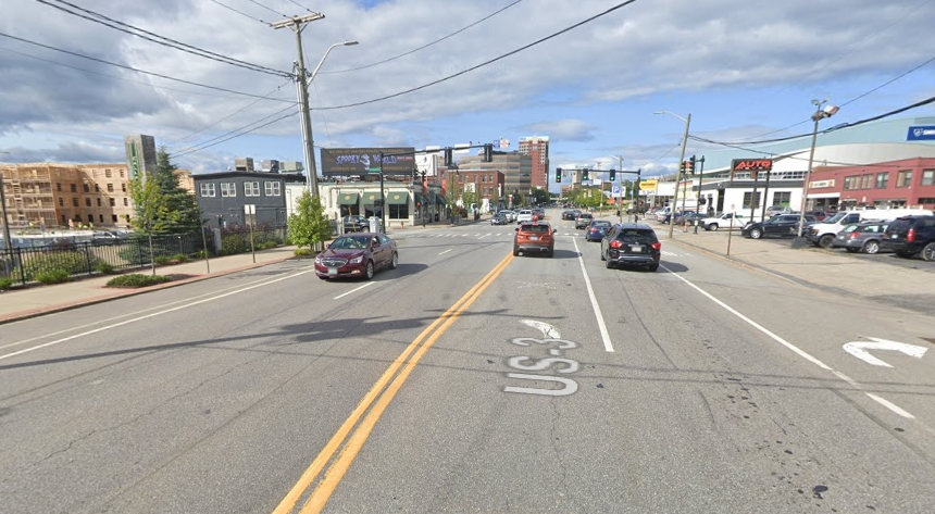 Location photo for Elm St near Market Basket (Elm), Downtown (Manchester)