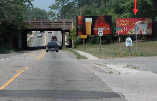 US 74 (Spring St) 250 ft W/O Bridger St NS Media