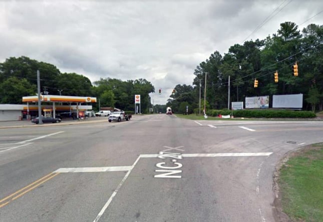 RT 24/27 S/S @ JCT. NC 705 - panel on the right side