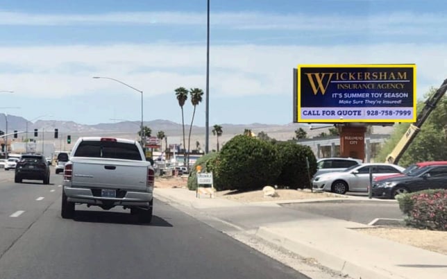 Location photo for AZ-95 near El Palacio at Clubhouse Dr. (Bullhead City)