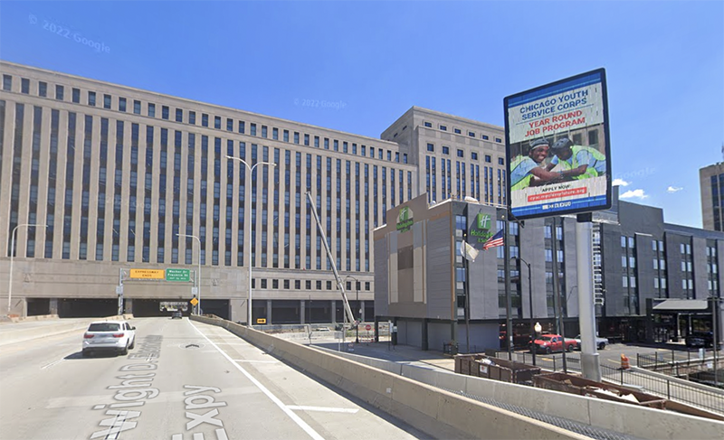 Location photo for W Congress Pkwy near Clinton, Near West Side (Chicago)