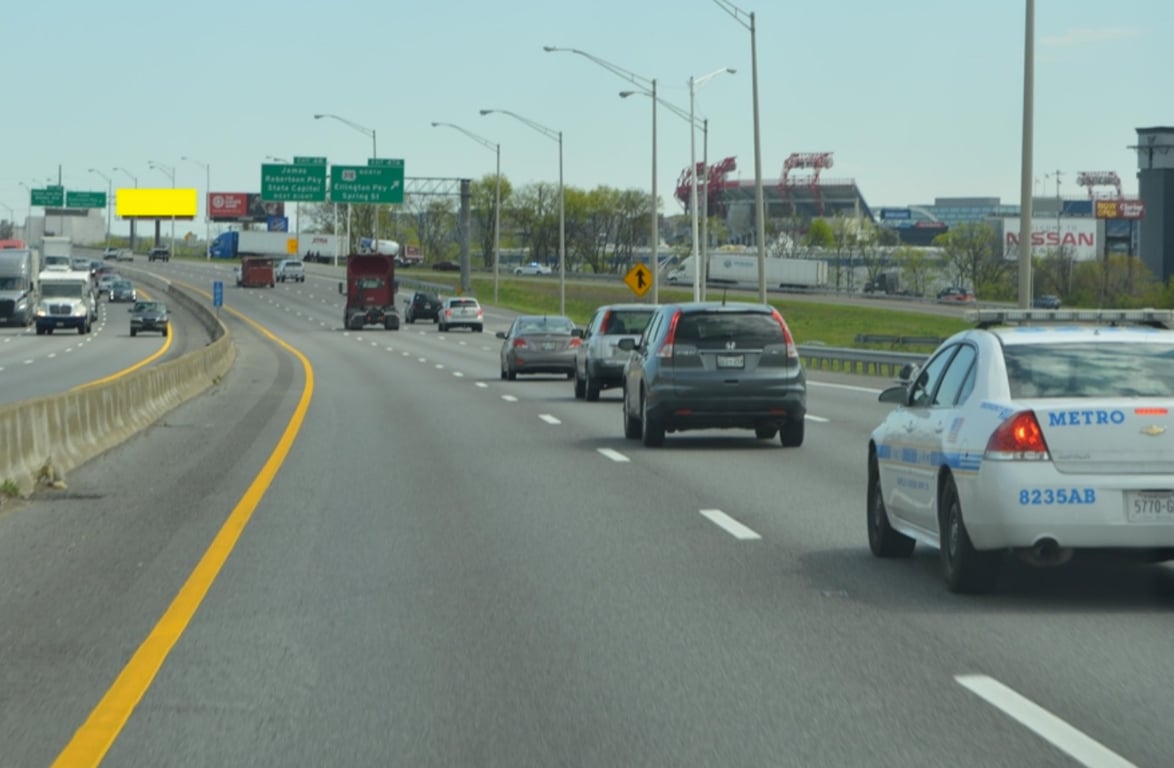 Location photo for Oldham St near N 1st St & James Robertson Pkwy NB, East Bank (Nashville)