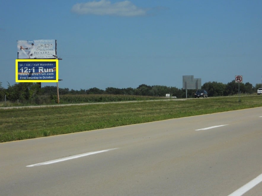 US Hwy 34 .30 mi w/o S Prairie Grove Rd. N/S, W/F Media