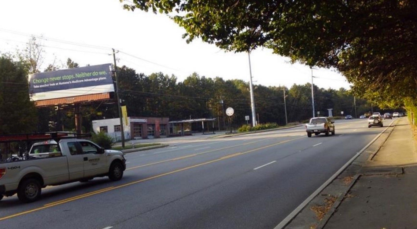 Location photo for Peachtree Rd NE near Peachtree Rd NE @ 4829, Ashford Park (Atlanta)