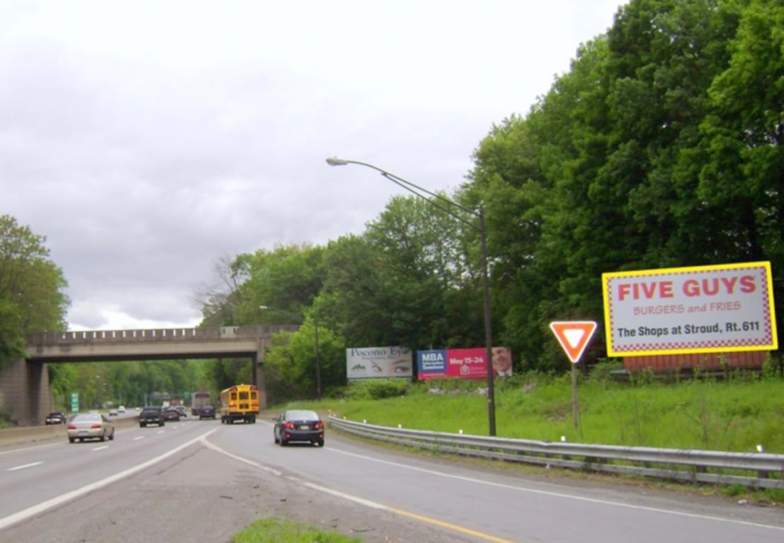 Stroudsburg, I-80 w/o Exit 307 Media