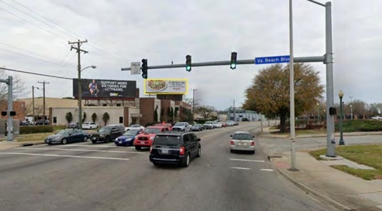 Location photo for Monticello Ave near The Plot, Neon District (Norfolk)