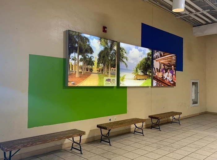 Lit Tension Fabric Display in St. Croix, St Croix