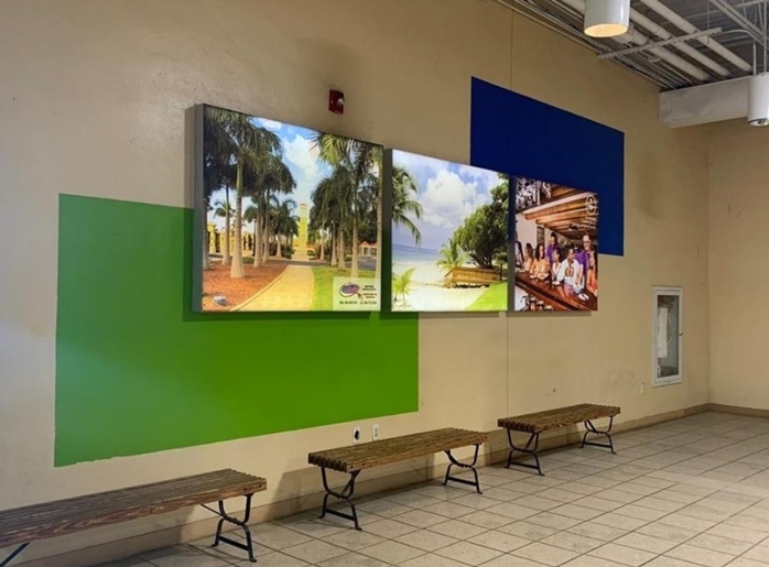 Lit Tension Fabric Display in St. Croix, St Croix