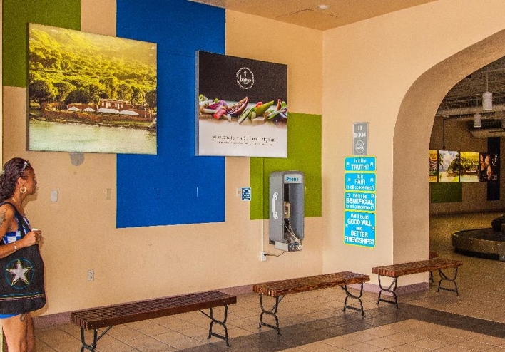 Lit Tension Fabric Display in St. Croix, St Croix