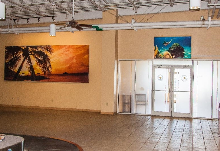 Lit Tension Fabric Display in St. Croix, St Croix