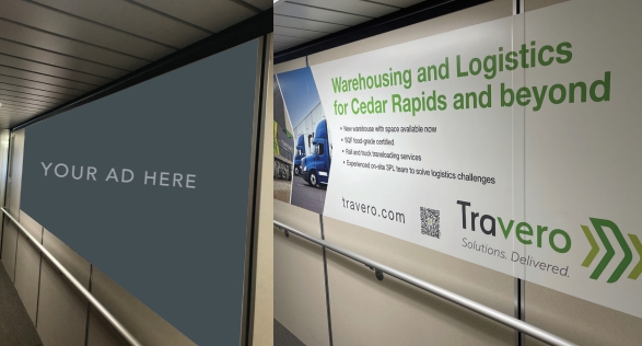 Location photo for Wright Brothers Blvd W SW near Airport Terminal (West End) (Cedar Rapids)