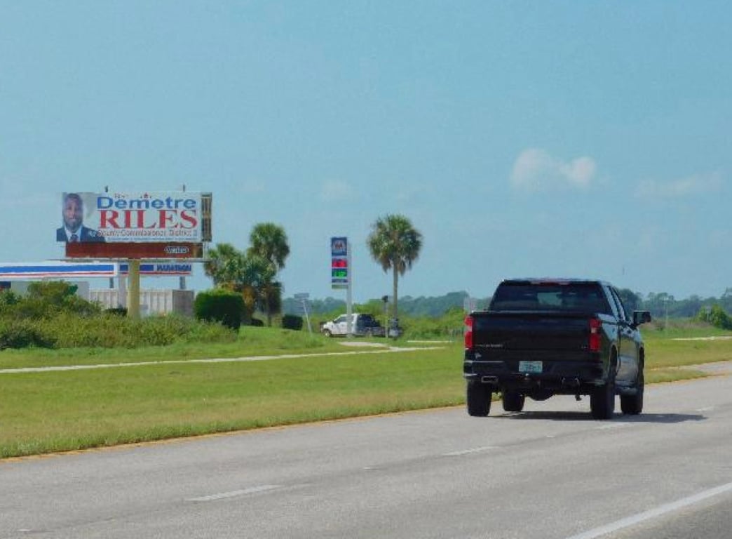 Billboard near Okeechobee Music Festival