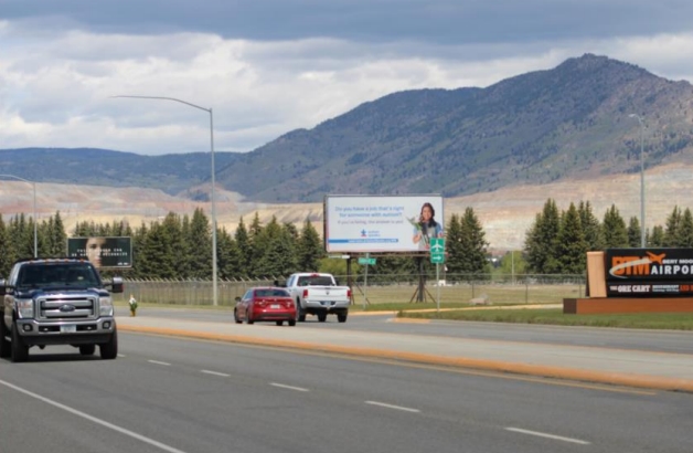 RHR on Harrison Ave. .1 miles north of the airport entrance S/F Media