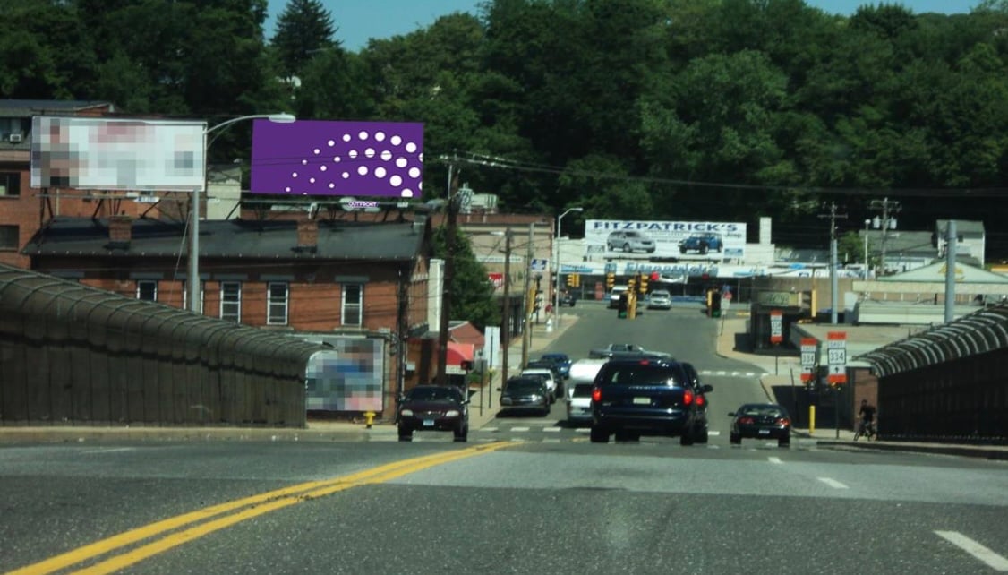 Bridge St 10 ft E/O W. Main St (Roof) N/S F/W Media