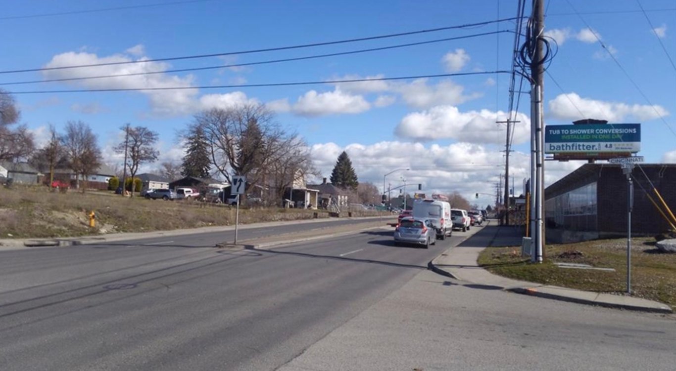 Location photo for N Cincinnati St near Hamilton @ North Foothills Drive, Logan (Spokane)