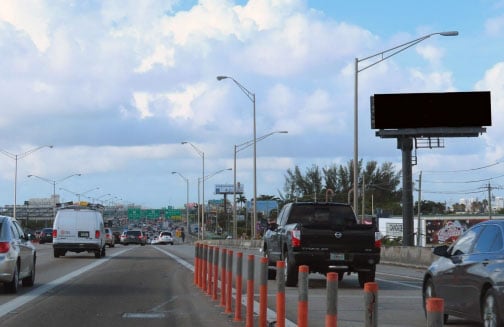 Location photo for SR-826 800 ft S/O NW 103RD ST. W/S F/N