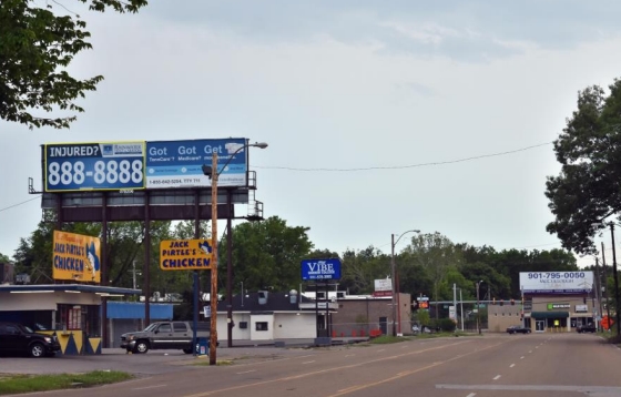 Location photo for Thomas St near DANNY THOMAS BOULEVARD at CHELSEA AVENUE, North Memphis (Memphis)