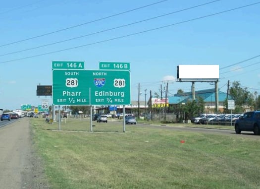 Location photo for I-2 near Pharr Town Center (Pharr)