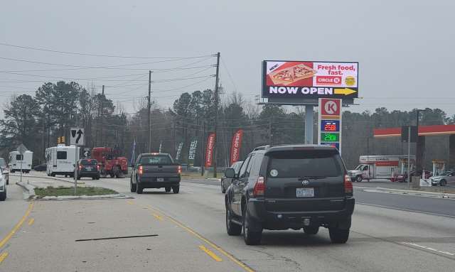 Highway 87, @ Vass Rd. WS, N/F Media