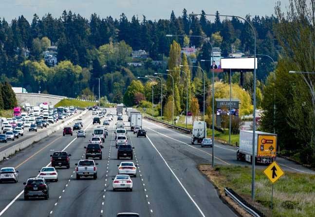 E/S I-5, .58 Mi N/O Exit 137 54th Ave F/S Media