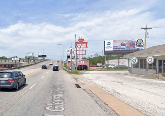 Glenstone Ave, 195 ft N/O E St. Louis St E/S, S/F Media