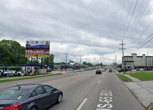 Glenstone Ave, 110 ft N/O E Catalpa St E/S, Top, N/F Media