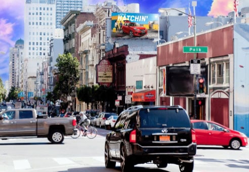 Location photo for O'Farrell St near CPMC Van Ness Campus, Little Saigon (SF)