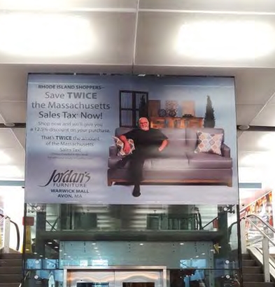 Arrivals Elevator Wrap in Warwick, RI