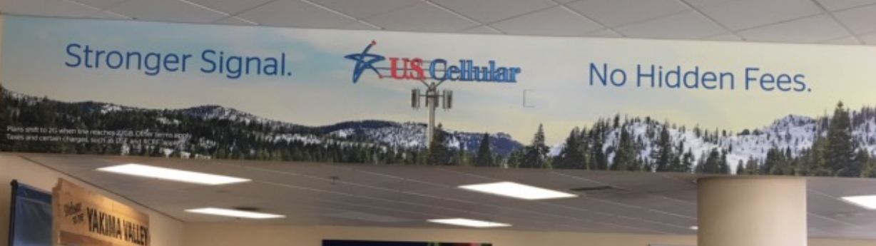 Wall Banner Main Gate Secured Area Soffit