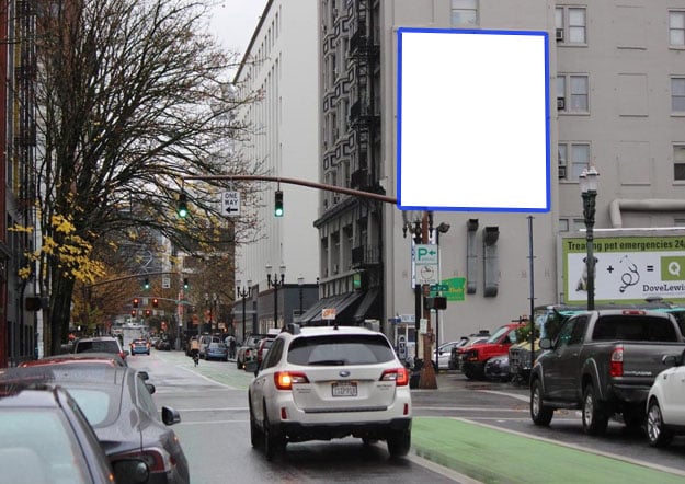 SW Oak St 100 ft W/O 3rd Av NS F/E Media