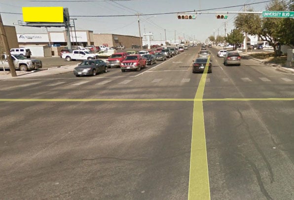 Intersection Cty Rd West and University Media