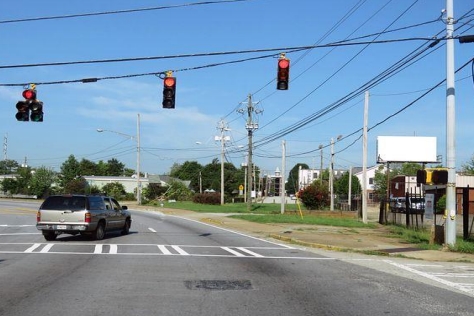 Location photo for E Cleveland Ave near Fulton County VA Clinic, Jefferson Park (East Point)