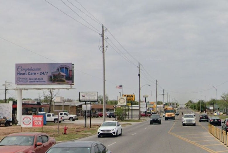 Gore Blvd, 260 ft W/O Sheridan Rd S/S, E/F Media