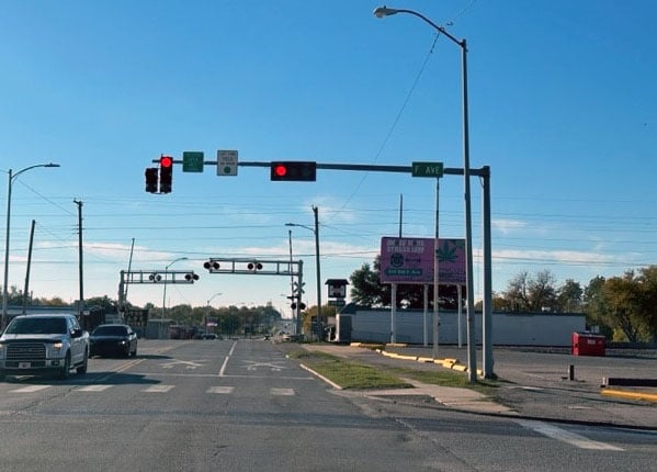 11th St, 215 ft S/O F Ave W/S, N/F Media