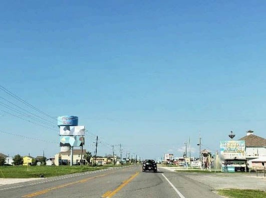 SH 87/ .3 mi E/O Crystal Beach Rd/ Crystal Beach-Bottom Face Media