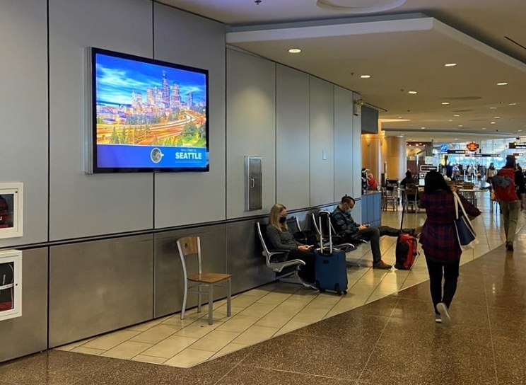 Lit Tension Fabric Diorama in Seattle, WA