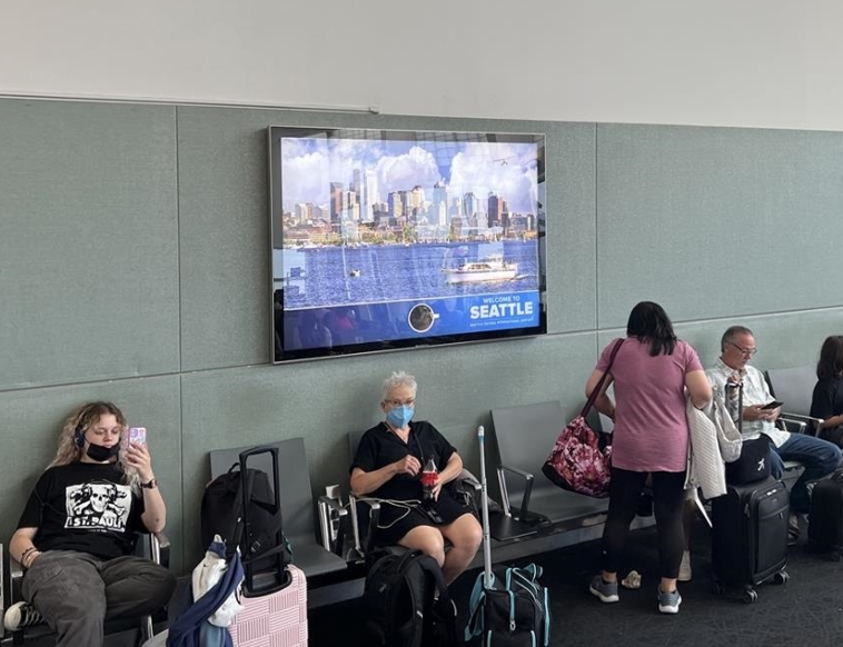 Lit Tension Fabric Diorama in Seattle, WA