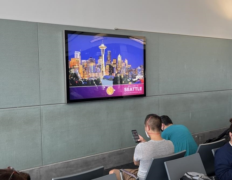 Lit Tension Fabric Diorama in Seattle, WA