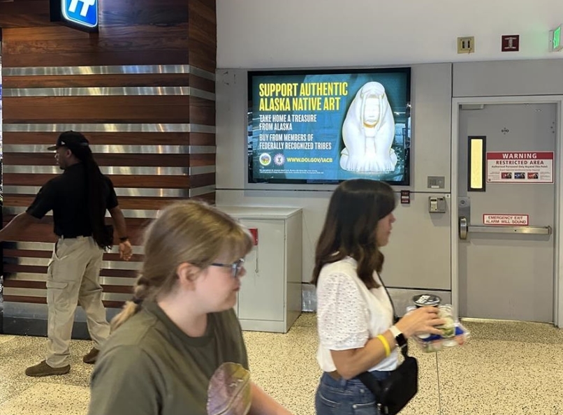 Lit Tension Fabric Diorama in Seattle, WA