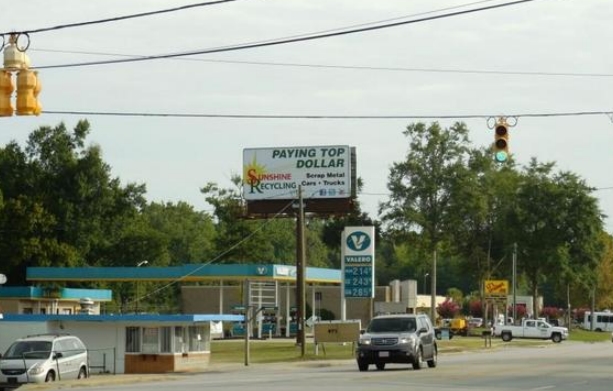 US 601 at Stilton Rd .5 miles s/o Hillcrest Orangeburg S.C. S/F CR Media