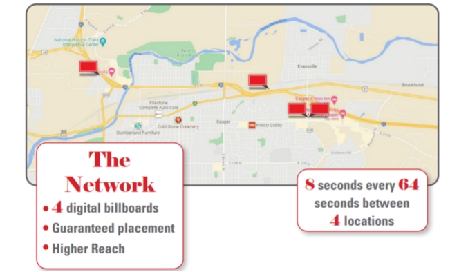 Casper Digital Network Consisting of 4 faces Media