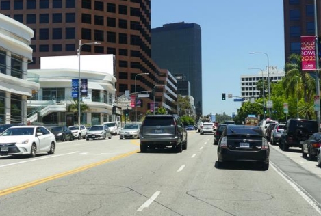 Location photo for Wilshire Blvd near Granville Plaza, Brentwood (Los Angeles)