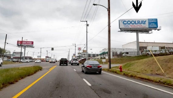 Location photo for Murfreesboro Pike near Foster Station Outbound, South Nashville (Nashville)