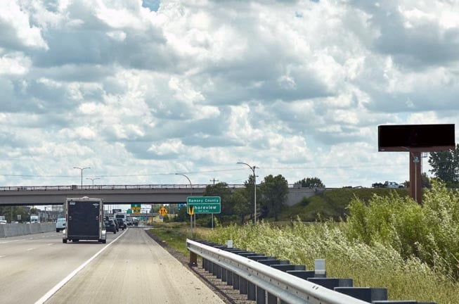 Location photo for W 35W Service Dr NE near Parkview Dr & Rice Creek Pkwy (Blaine)