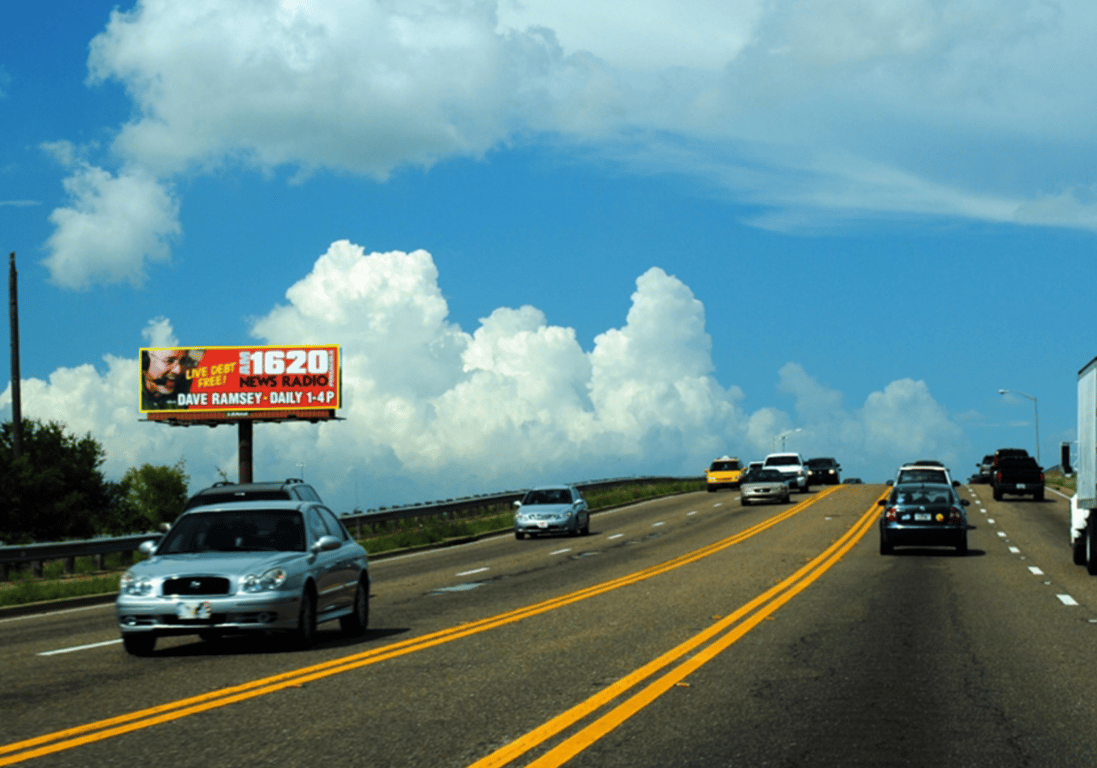 Billboard near Blue Angels Homecoming Air Show
