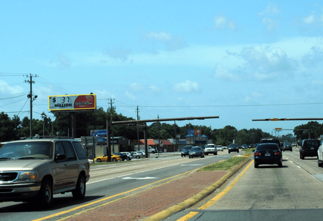 Billboard near Blue Angels Homecoming Air Show