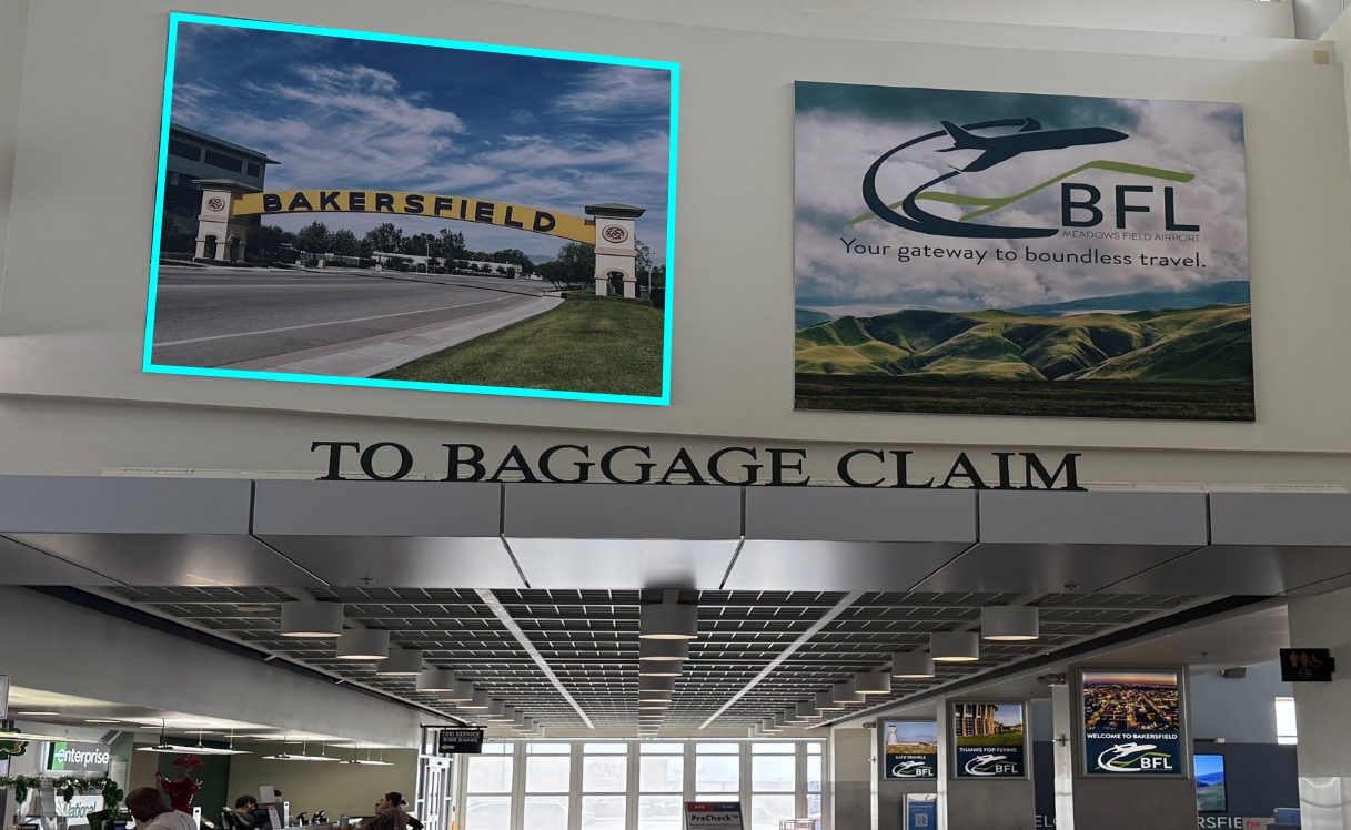 Static at Baggage Claim, Meadows Field
